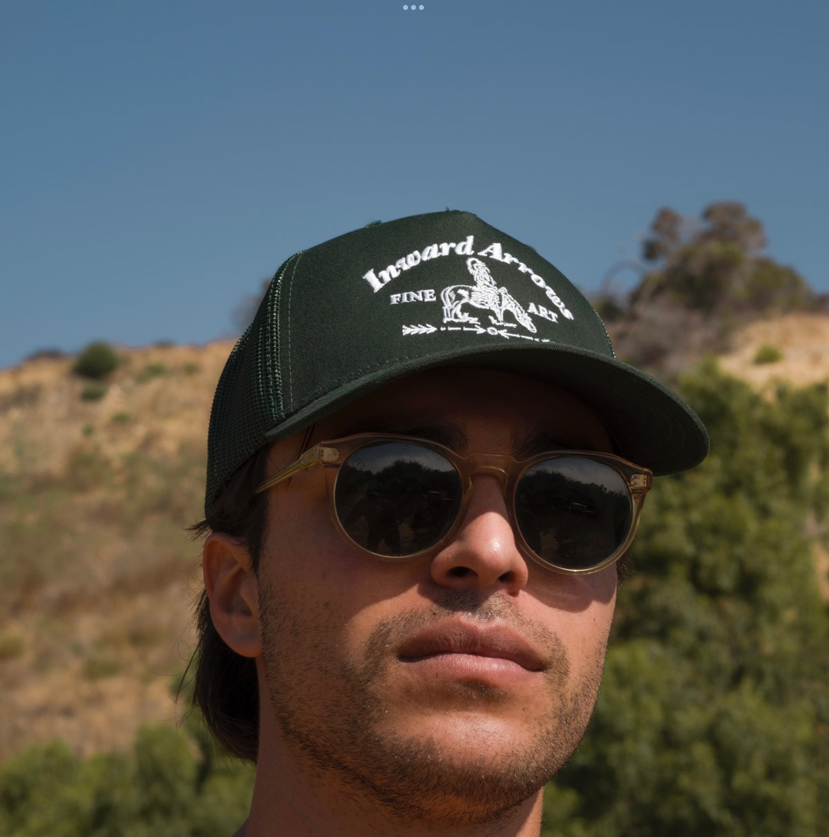 Green Trucker hat