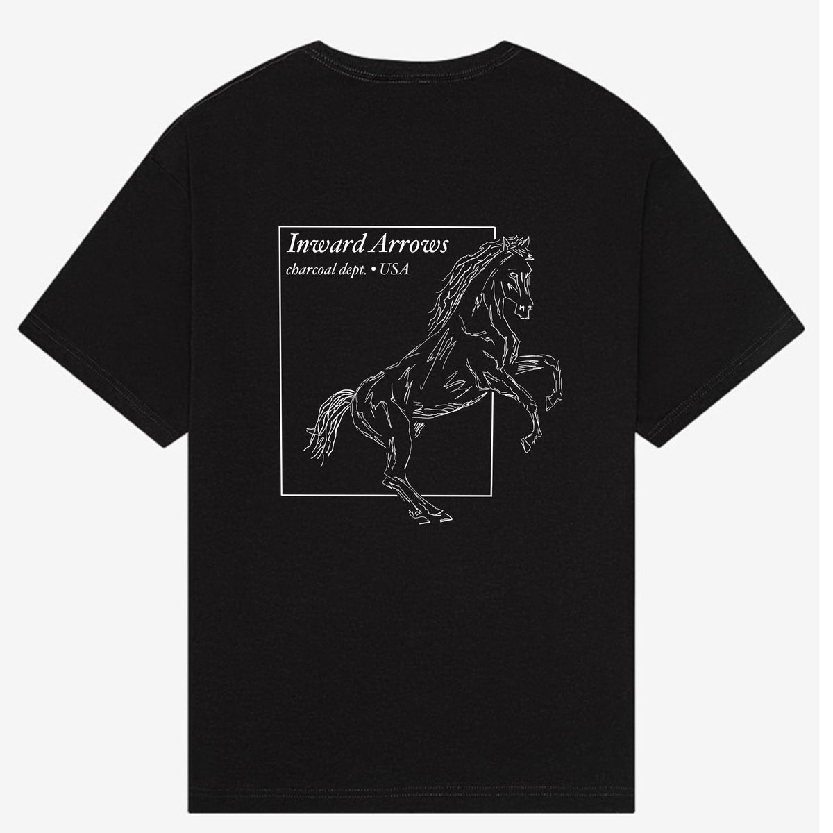 charcoal dept. tee