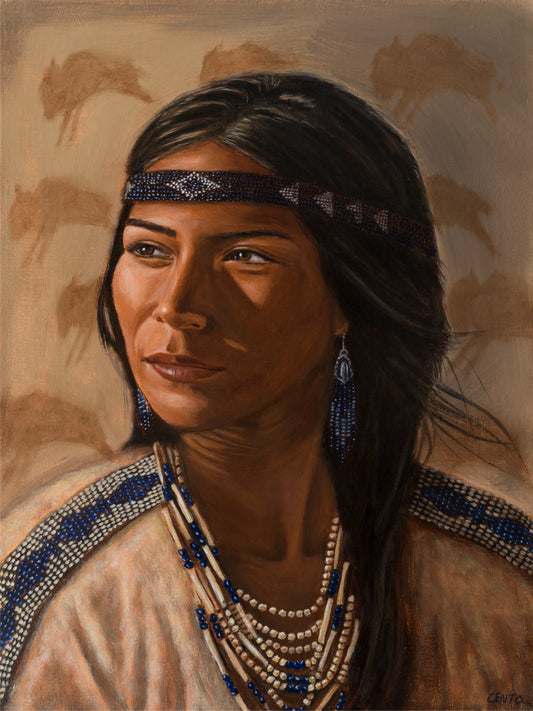 She Walks with Buffalo